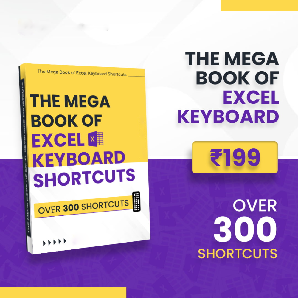 The Mega Book of Excel Shortcuts